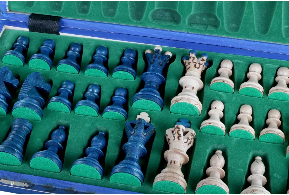 SZACHY AMBASADOR New Line kolor niebieski (54cm)